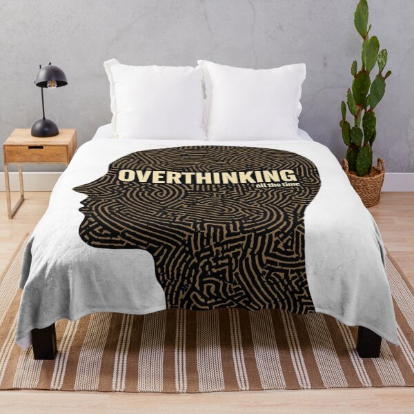 Item preview, Overthinking All The Time Mind Maze designed and sold by Katzpy.