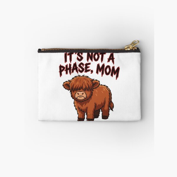 Item preview, It's Not A Phase Mom - Emo Highland Cow designed and sold by Petzzz.