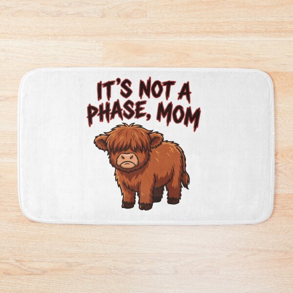 Item preview, It's Not A Phase Mom - Emo Highland Cow designed and sold by Petzzz.