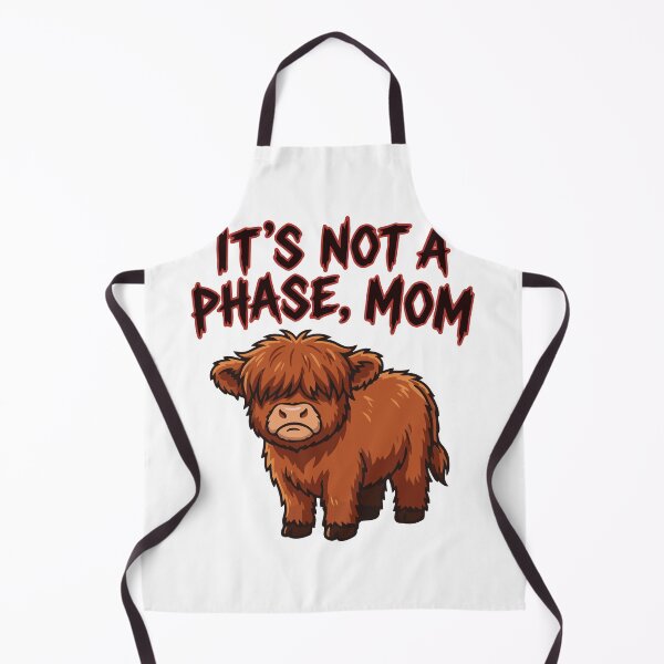 Item preview, It's Not A Phase Mom - Emo Highland Cow designed and sold by Petzzz.
