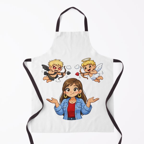 Item preview, Good vs Evil Love Choice Cartoon Design designed and sold by the-dovlat.