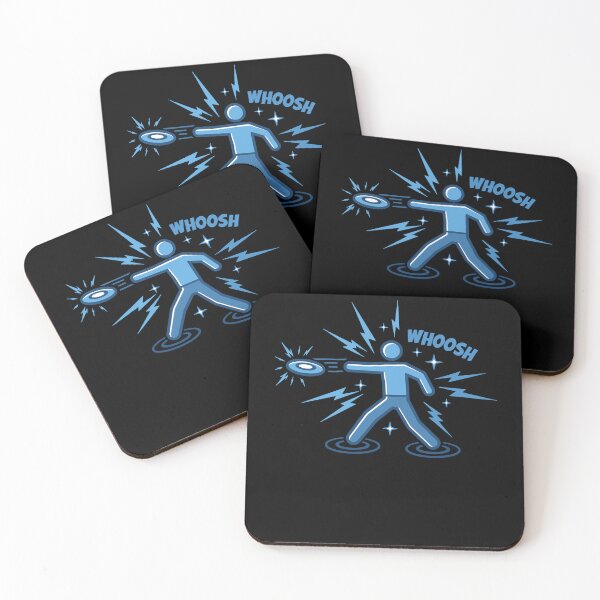 Item preview, WHOOSH Funny Disc Golf Disc Golfer Flying Disc designed and sold by LuminOrb.