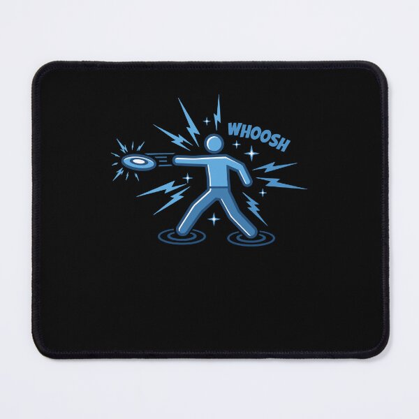 Item preview, WHOOSH Funny Disc Golf Disc Golfer Flying Disc designed and sold by LuminOrb.