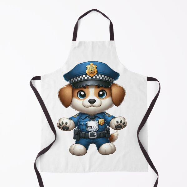 Item preview, Cute Police Dog Puppy Officer Character designed and sold by LunaPixelStudio.