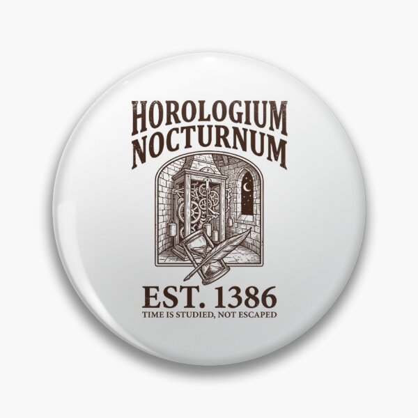Item preview, Dark Academia Horologium Nocturnum Vintage Clock Illustration designed and sold by Mason-Pride.