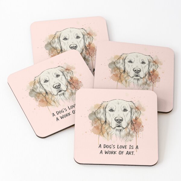 Item preview, Watercolor Dog Art Portrait designed and sold by PawJoyParents.