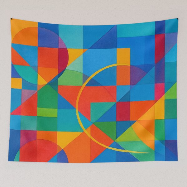 Item preview, Series 3 Vibrant Geometric Color Composition designed and sold by Sigtrix.