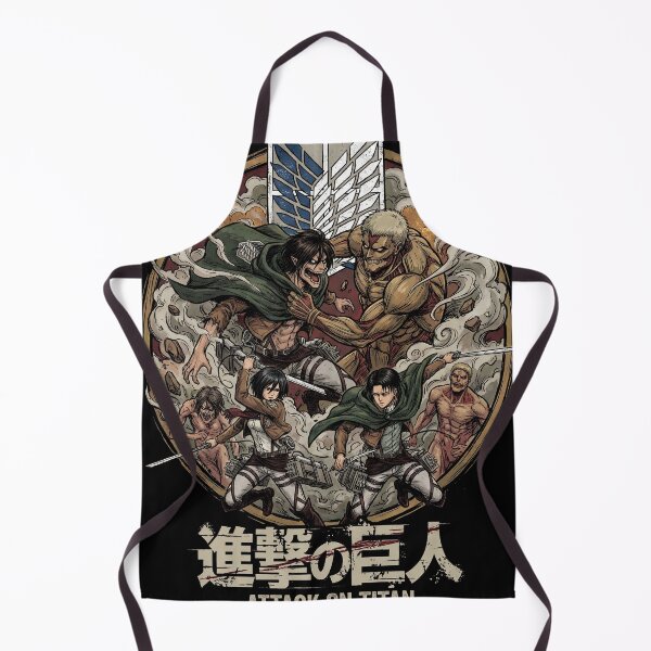 Item preview, Attack on Titan Eren Mikasa Armin Levi Scout Regiment Wings of Freedom Colossal Titan Armored Titan Founding Titan Rumbling Fan Art Collage Poster T-Shirt Sticker Print Gift designed and sold by Senpaiwaves.