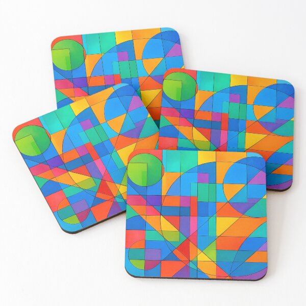 Item preview, Series 2 Vibrant Geometric Color Composition designed and sold by Sigtrix.