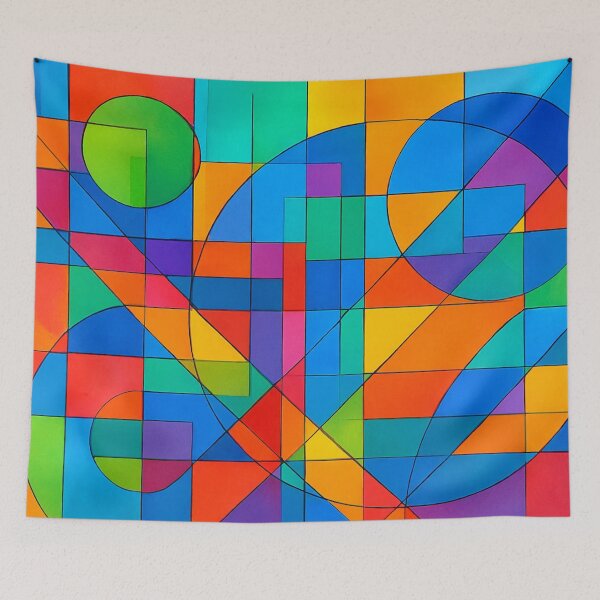Item preview, Series 2 Vibrant Geometric Color Composition designed and sold by Sigtrix.