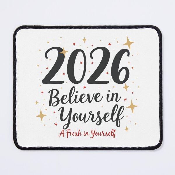Item preview, 2026 Believe in Yourself – Motivational New Year Fresh Start Design designed and sold by Design-Pro-21.