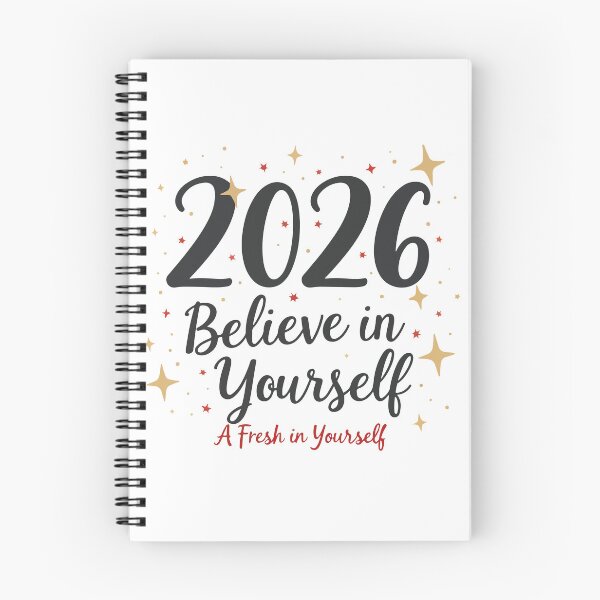 Item preview, 2026 Believe in Yourself – Motivational New Year Fresh Start Design designed and sold by Design-Pro-21.