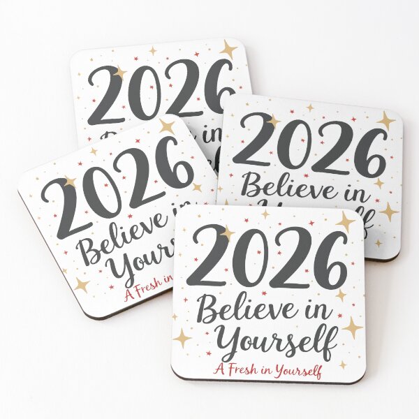 Item preview, 2026 Believe in Yourself – Motivational New Year Fresh Start Design designed and sold by Design-Pro-21.