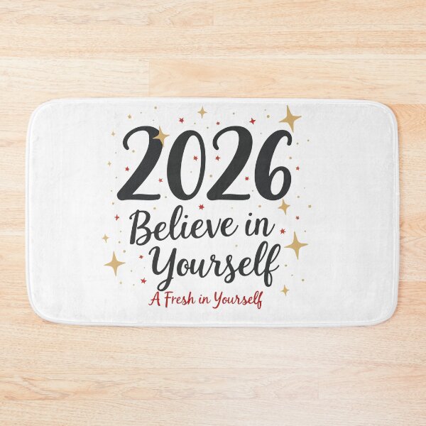 Item preview, 2026 Believe in Yourself – Motivational New Year Fresh Start Design designed and sold by Design-Pro-21.