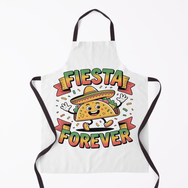 Item preview, Fiesta Forever – Dancing Taco with Confetti | Colorful Funny Taco Party Design designed and sold by RMTrendy.