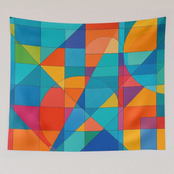 Item preview, Series 1 Vibrant Geometric Color Composition designed and sold by Sigtrix.