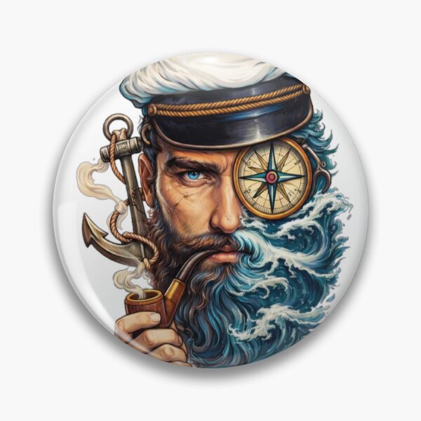 Item preview, Sea Explorer Inner Compass Illustration designed and sold by the-dovlat.