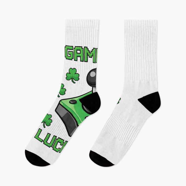 Item preview, Game On Luck On - St. Patrick's Day Gamer Joystick Art designed and sold by Latikshop.