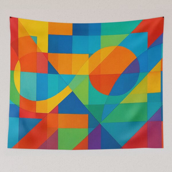 Item preview, Series 5 Vibrant Geometric Color Composition designed and sold by Sigtrix.