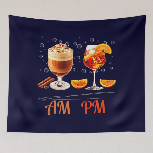 Item preview, Funny Sarcasm AM Coffee PM Wine Adult Humor Coffee Lover designed and sold by Zayavca.
