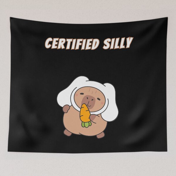 Item preview, Certified Silly Capybara Bunny Costume Kawaii Meme designed and sold by AnimalMemeHub.