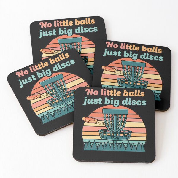 Item preview, No Little Balls Just Big Discs Funny Disc Golf designed and sold by LuminOrb.