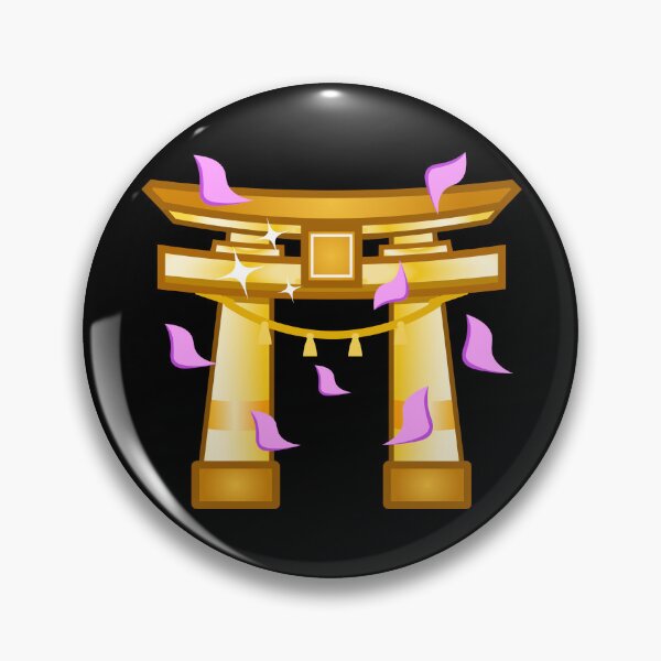 Artikelvorschau, Goldenes japanisches Tempeltor mit Lotusblumen – ästhetische Kunst entworfen und verkauft von criptart.