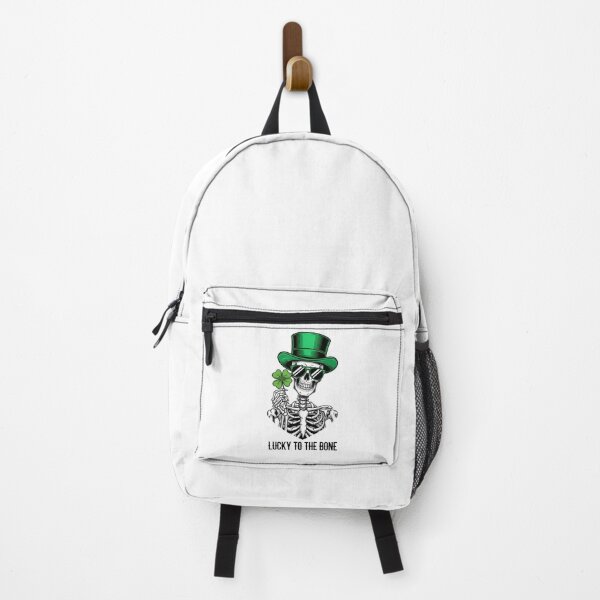 Item preview, Lucky To The Bone - Cool St. Patrick's Day Skeleton Skull Art designed and sold by Latikshop.