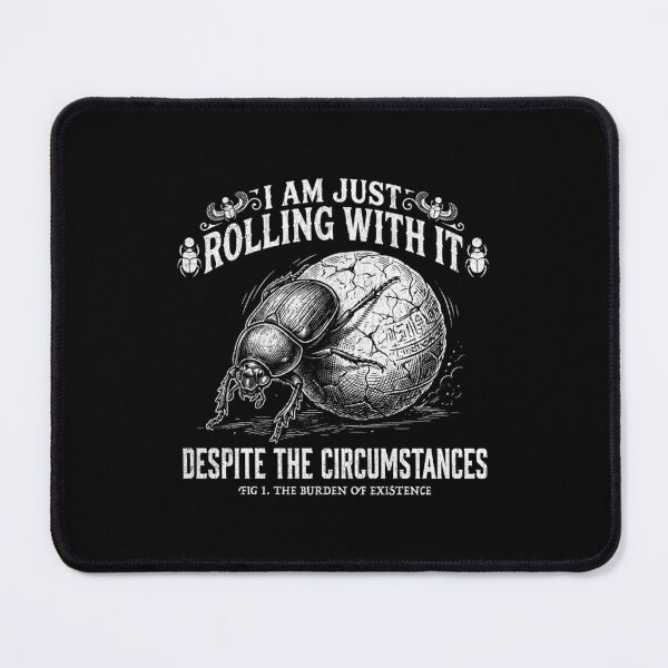 Item preview, Sisyphus Beetle - Rolling With It - The Burden of Existence designed and sold by Mason-Pride.