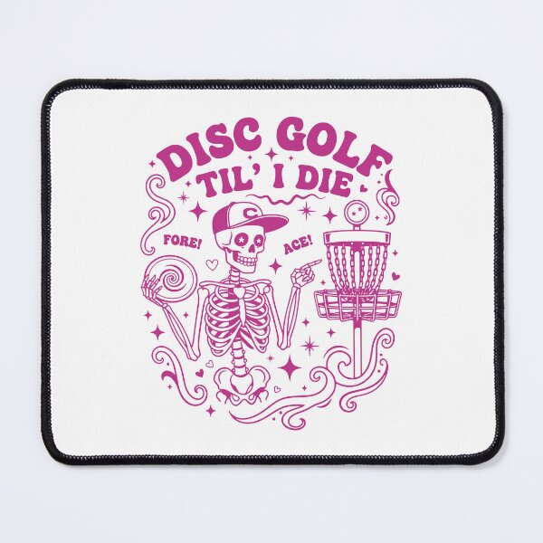 Item preview, Disc Golf Til I Die Fore Ace Funny Disc Golfer designed and sold by LuminOrb.