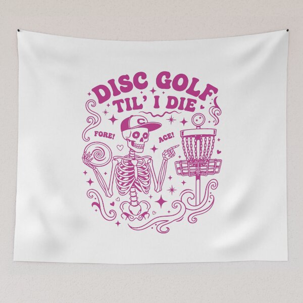 Item preview, Disc Golf Til I Die Fore Ace Funny Disc Golfer designed and sold by LuminOrb.