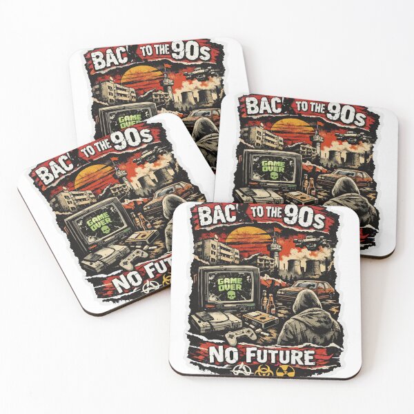 Item preview, Back to the 90s No Future Retro Gaming Nostalgia designed and sold by Dark Label Apparel.