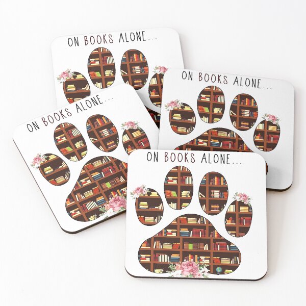 Item preview, Books & Dogs T-shirt for female readers with dogs designed and sold by PDAG.