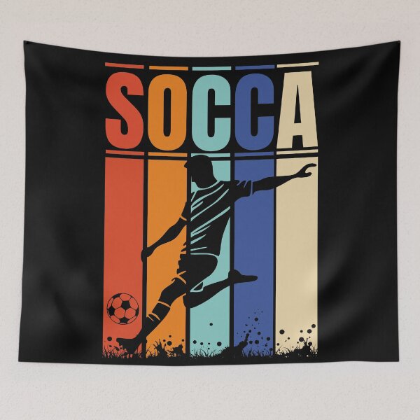 Item preview,  Socca Retro Style designed and sold by Anniko Art Studio.