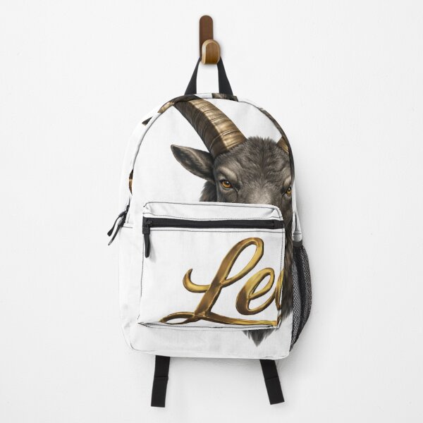 Item preview, Leo Capricorn Zodiac Name Golden Horn Power Design designed and sold by AlexLineArt.