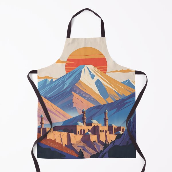 Item preview, Uzbekistan Retro Vintage Travel Design designed and sold by TravelersGems.