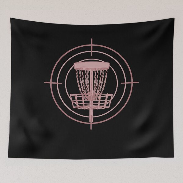 Item preview, Disc Golf Basket Target Funny Disc Golfer Flying designed and sold by LuminOrb.