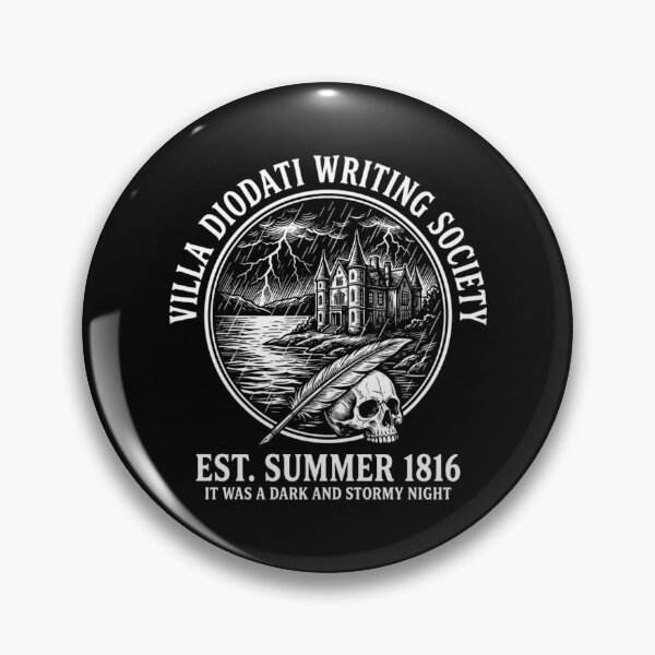 Item preview, Dark Academia Writing Society Villa Diodati 1816 Gothic Literature designed and sold by Mason-Pride.