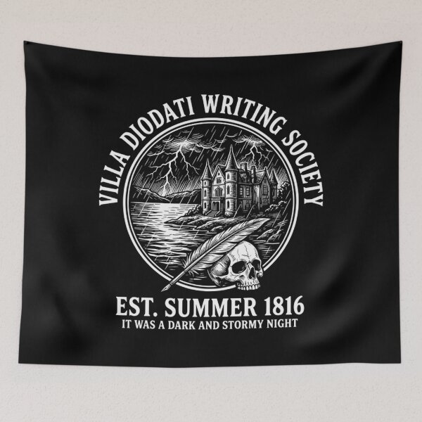 Item preview, Dark Academia Writing Society Villa Diodati 1816 Gothic Literature designed and sold by Mason-Pride.