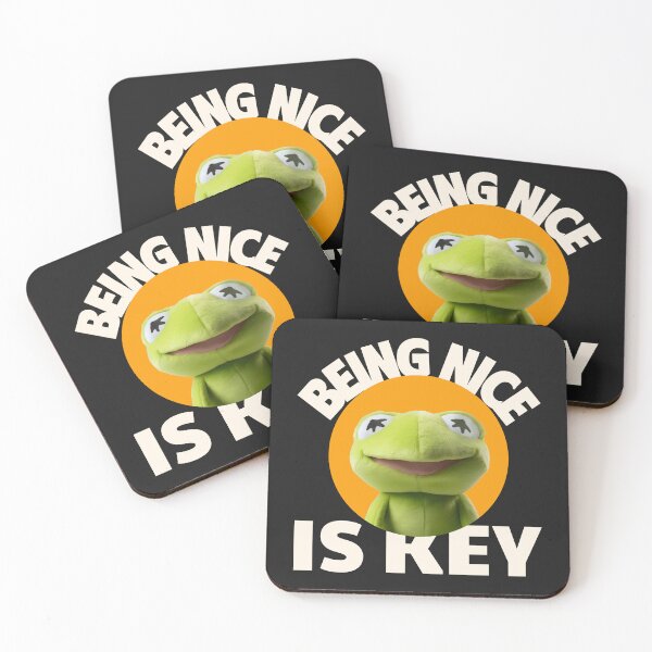 Item preview, BEING NICE IS KEY Kermit the Frog MUPPETS Puppet designed and sold by JusTiceT-shirts.