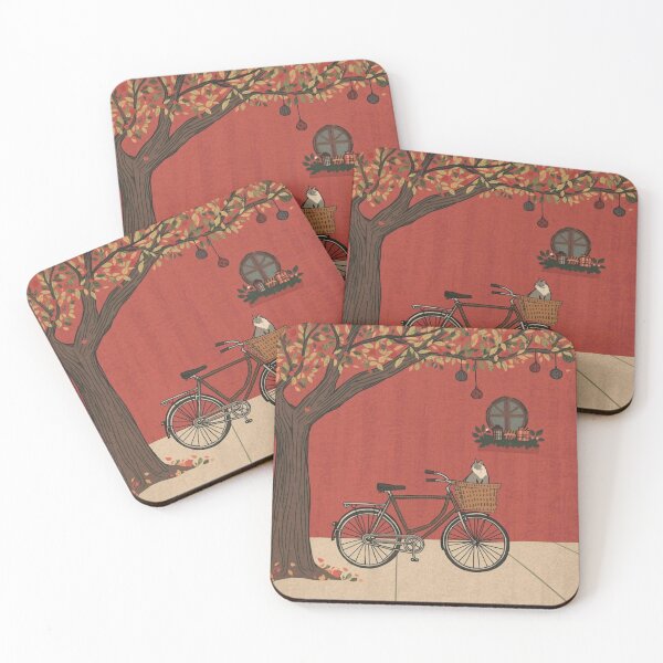 Item preview, Quiet Street in Autumn designed and sold by TinyWarmThing.