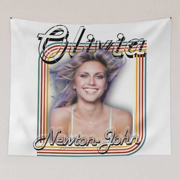 Item preview, Olivia Newton-John 1970s Icon Designed by PopRetroDisco designed and sold by popretrodisco.