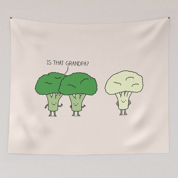 Item preview, Broccoli grandpa designed and sold by Milkyprint.