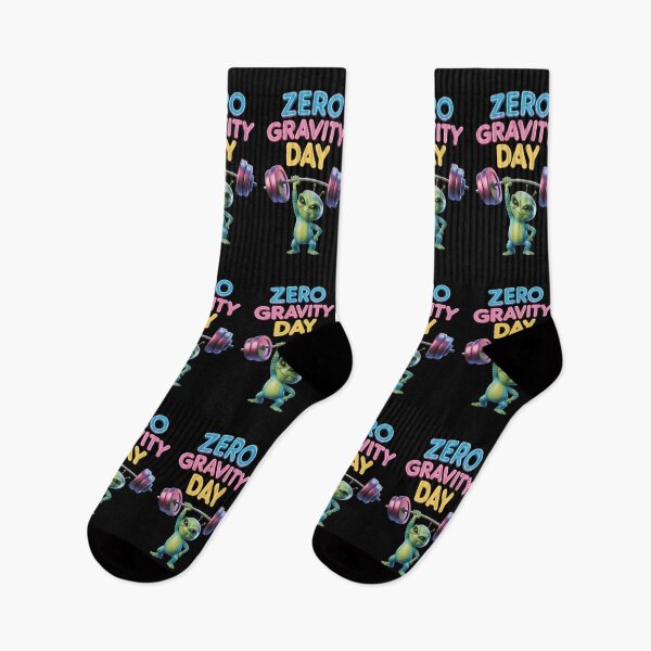 Item preview, Zero Gravity Day Funny 3D Alien Gym Workout designed and sold by Planet Sarcasm.