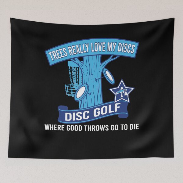Item preview, Trees Really Love My Discs Disc Golf Throws designed and sold by LuminOrb.