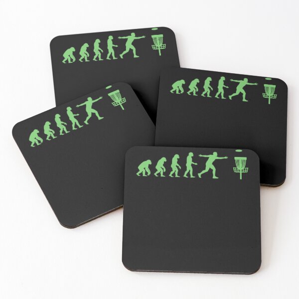 Item preview, Disc Golf Evolution Funny Disc Golfer Flying Disc designed and sold by LuminOrb.