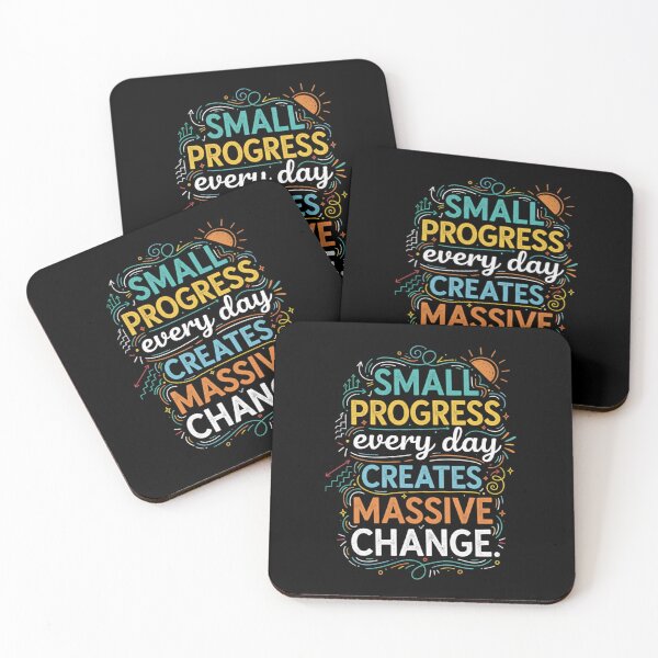 Item preview, Small progress every day creates massive change. designed and sold by PGRprint.