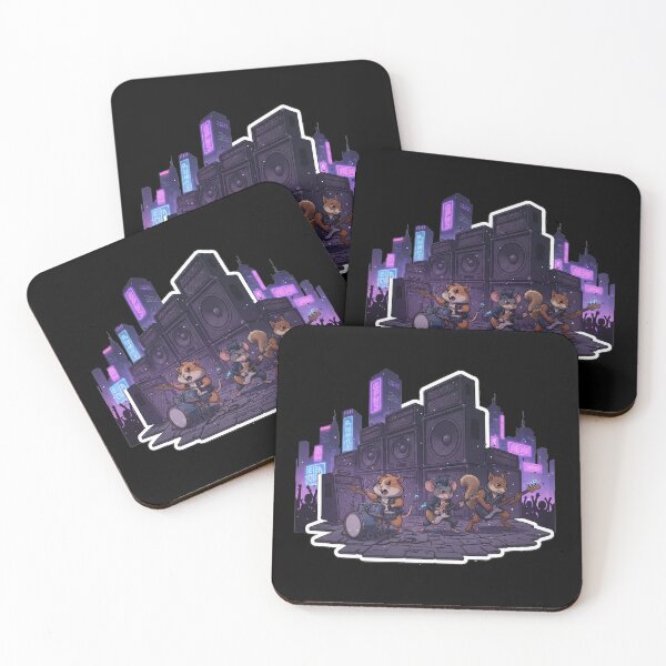 Item preview, Future City Animal Band – Hamster, Mouse & Squirrel Rock Out designed and sold by RebellDancer.