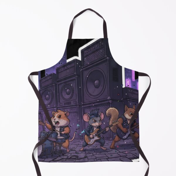 Item preview, Future City Animal Band – Hamster, Mouse & Squirrel Rock Out designed and sold by RebellDancer.