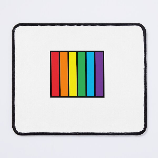 Item preview, Minimal Rainbow Pride Flag Blocks designed and sold by he-art-beats.